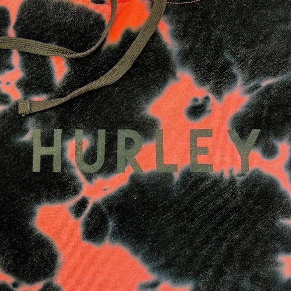 🔆HURLEY 🔆 TATE TIE DYE BOYFRIEND HOODIE SWEATSHIRT - Picture 9 of 14